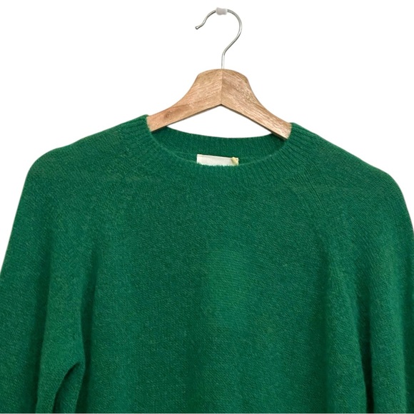 NWT DÔEN Marsena Alpaca and Wool Blend Sweater in Evergreen Size XXS - Picture 8 of 15